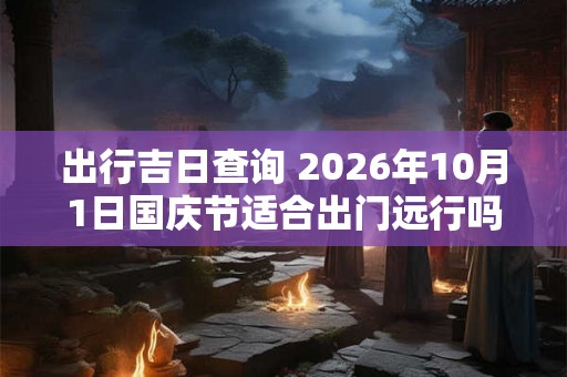 出行吉日查询 2026年10月1日国庆节适合出门远行吗