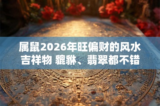 属鼠2026年旺偏财的风水吉祥物 貔貅、翡翠都不错