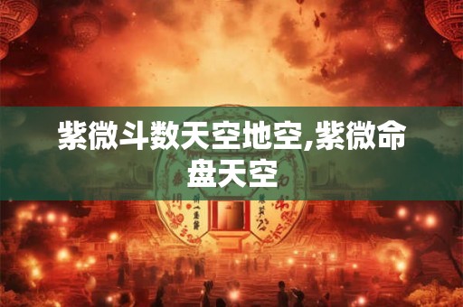 紫微斗数天空地空,紫微命盘天空