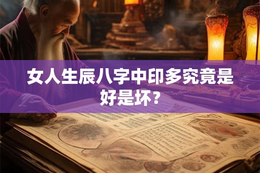 女人生辰八字中印多究竟是好是坏？