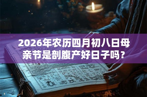 2026年农历四月初八日母亲节是剖腹产好日子吗？