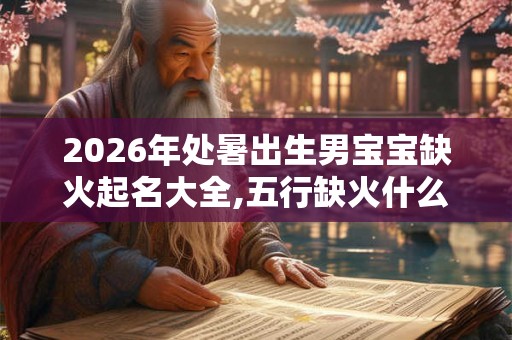 2026年处暑出生男宝宝缺火起名大全,五行缺火什么意思？
