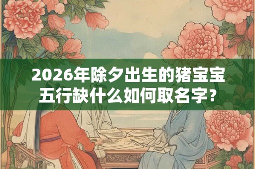 2026年除夕出生的猪宝宝五行缺什么如何取名字? 2026年除夕出生的猪宝宝五行缺什么如何取名字?