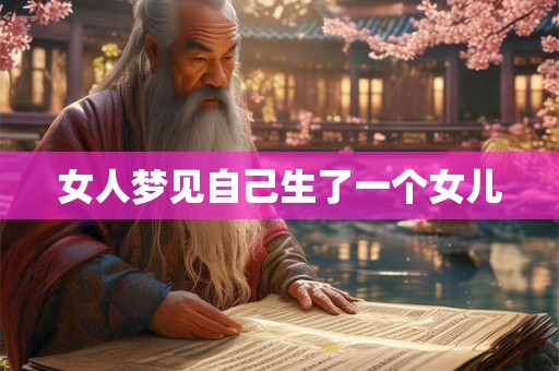女人梦见自己生了一个女儿
