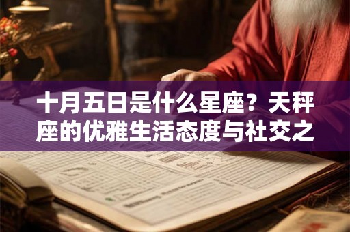 十月五日是什么星座？天秤座的优雅生活态度与社交之道