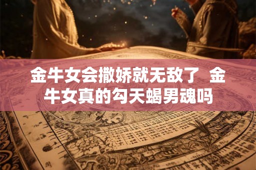 金牛女会撒娇就无敌了  金牛女真的勾天蝎男魂吗