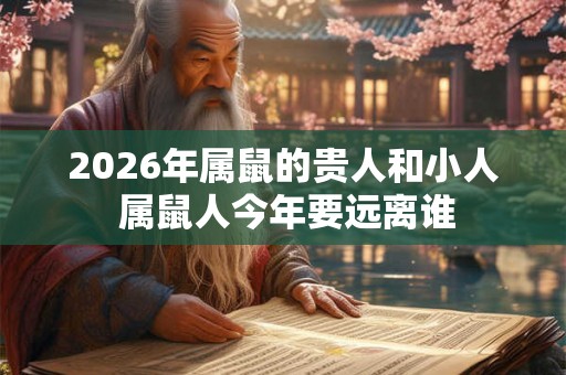 2026年属鼠的贵人和小人 属鼠人今年要远离谁