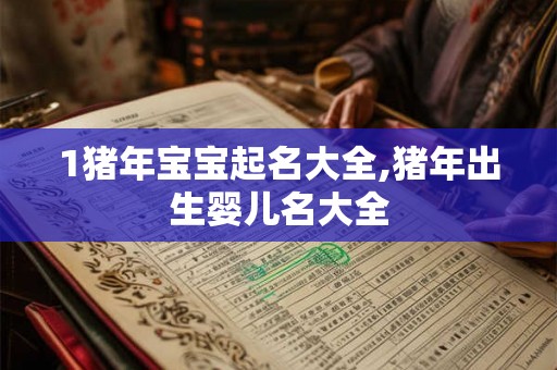 1猪年宝宝起名大全,猪年出生婴儿名大全 1猪年宝宝起名大全,猪年出生婴儿名大全