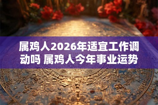 属鸡人2026年适宜工作调动吗 属鸡人今年事业运势如何