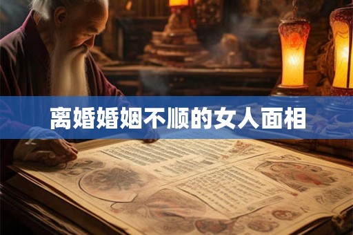 离婚婚姻不顺的女人面相