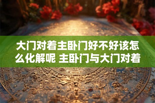 大门对着主卧门好不好该怎么化解呢 主卧门与大门对着如何解决