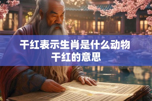 干红表示生肖是什么动物 干红的意思