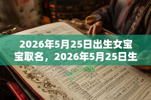 2026年5月25日出生女宝宝取名，2026年5月25日生宝宝好不好？