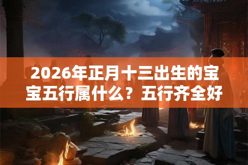 2026年正月十三出生的宝宝五行属什么？五行齐全好吗？