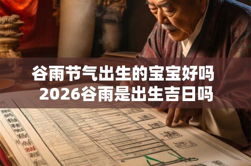 谷雨节气出生的宝宝好吗 2026谷雨是出生吉日吗 谷雨节气出生的宝宝好吗 2026谷雨是出生吉日吗