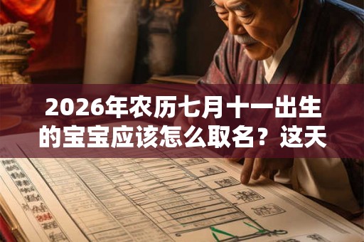 2026年农历七月十一出生的宝宝应该怎么取名?这天出生的宝宝好吗? 2026年农历七月十一出生的宝宝应该怎么取名?这天出生的宝宝好吗?