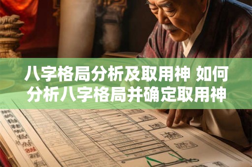 八字格局分析及取用神 如何分析八字格局并确定取用神