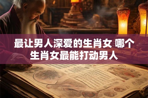 最让男人深爱的生肖女 哪个生肖女最能打动男人