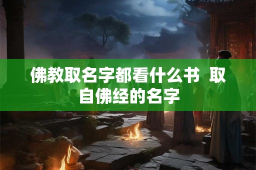 佛教取名字都看什么书 取自佛经的名字 佛教取名字都看什么书 取自佛经的名字