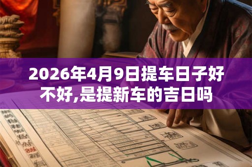 2026年4月9日提车日子好不好,是提新车的吉日吗 2026年4月9日提车日子好不好,是提新车的吉日吗