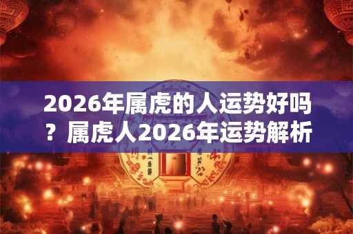 2026年属虎的人运势好吗？属虎人2026年运势解析