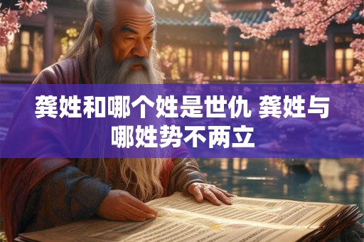 龚姓和哪个姓是世仇 龚姓与哪姓势不两立