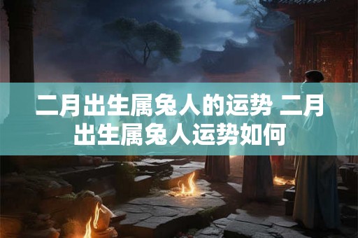 二月出生属兔人的运势 二月出生属兔人运势如何 二月出生属兔人的运势 二月出生属兔人运势如何