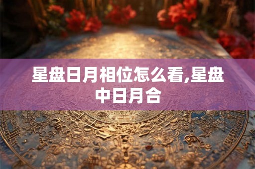 星盘日月相位怎么看,星盘中日月合