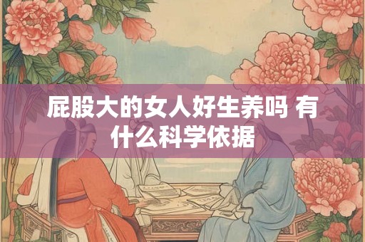 屁股大的女人好生养吗 有什么科学依据