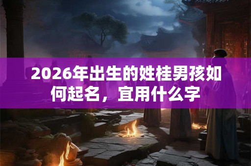 2026年出生的姓桂男孩如何起名，宜用什么字