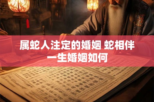属蛇人注定的婚姻 蛇相伴一生婚姻如何 属蛇人注定的婚姻 蛇相伴一生婚姻如何