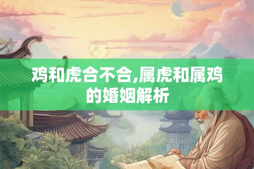 鸡和虎合不合,属虎和属鸡的婚姻解析