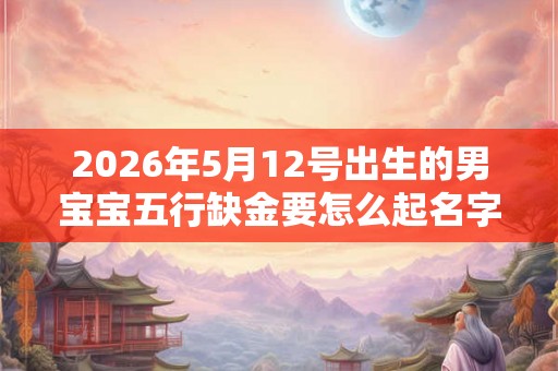 2026年5月12号出生的男宝宝五行缺金要怎么起名字 2026年5月12号出生的男宝宝五行缺金要怎么起名字