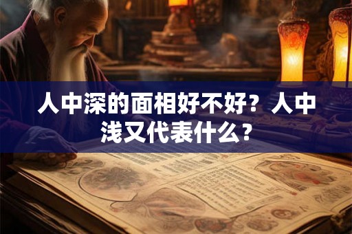 人中深的面相好不好?人中浅又代表什么? 人中深的面相好不好?人中浅又代表什么?