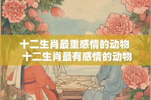 十二生肖最重感情的动物  十二生肖最有感情的动物