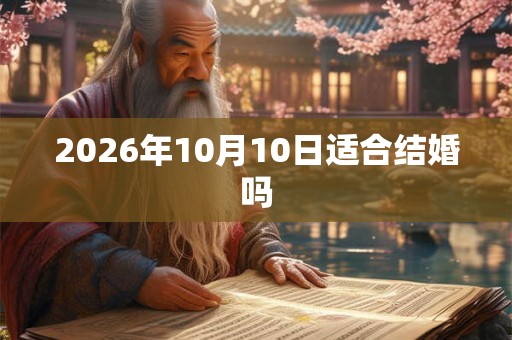 2026年10月10日适合结婚吗 2026年10月10日适合结婚吗