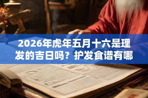 2026年虎年五月十六是理发的吉日吗？护发食谱有哪些？
