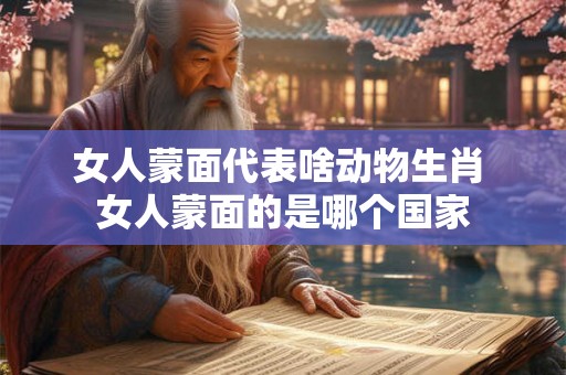 女人蒙面代表啥动物生肖 女人蒙面的是哪个国家