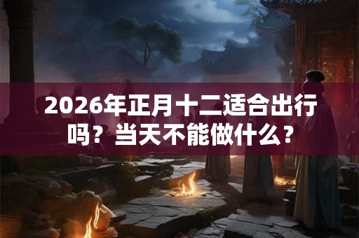2026年正月十二适合出行吗?当天不能做什么? 2026年正月十二适合出行吗?当天不能做什么?