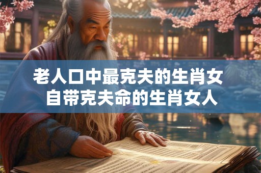 老人口中最克夫的生肖女 自带克夫命的生肖女人