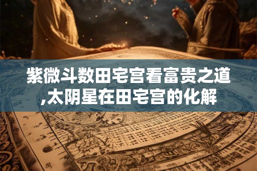 紫微斗数田宅宫看富贵之道,太阴星在田宅宫的化解 紫微斗数田宅宫看富贵之道,太阴星在田宅宫的化解