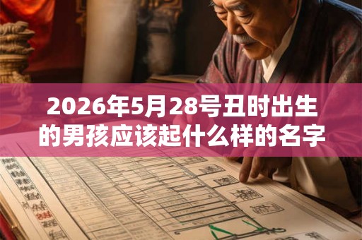 2026年5月28号丑时出生的男孩应该起什么样的名字 2026年5月28号丑时出生的男孩应该起什么样的名字
