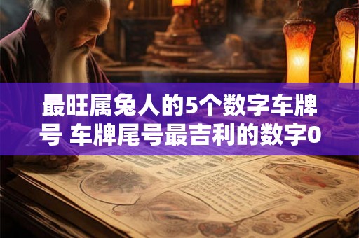 最旺属兔人的5个数字车牌号 车牌尾号最吉利的数字0
