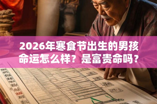 2026年寒食节出生的男孩命运怎么样？是富贵命吗？