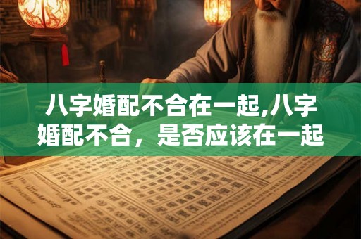 八字婚配不合在一起,八字婚配不合，是否应该在一起？
