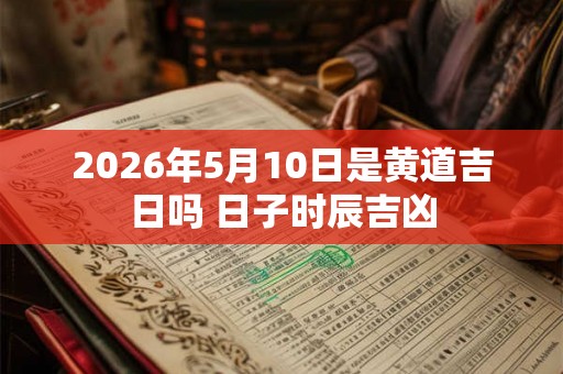 2026年5月10日是黄道吉日吗 日子时辰吉凶