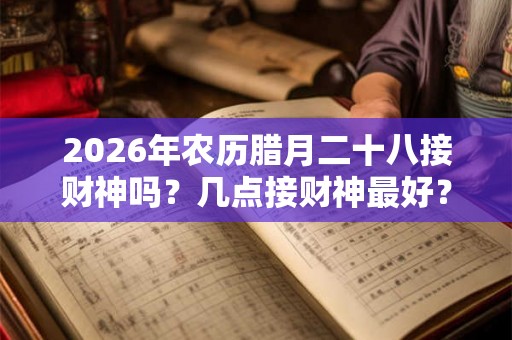 2026年农历腊月二十八接财神吗？几点接财神最好？