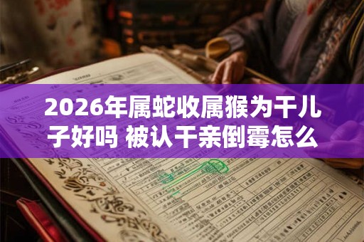 2026年属蛇收属猴为干儿子好吗 被认干亲倒霉怎么办