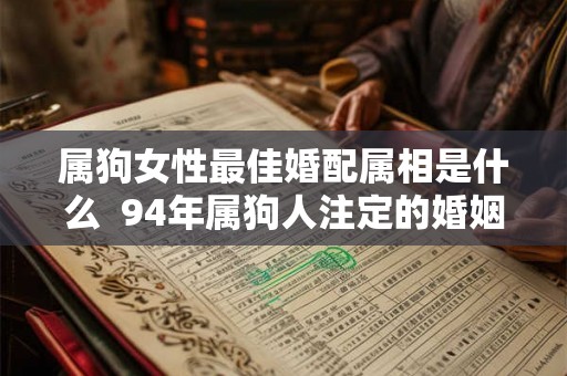 属狗女性最佳婚配属相是什么  94年属狗人注定的婚姻