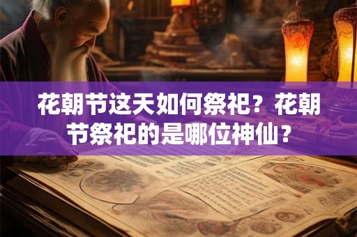 花朝节这天如何祭祀？花朝节祭祀的是哪位神仙？